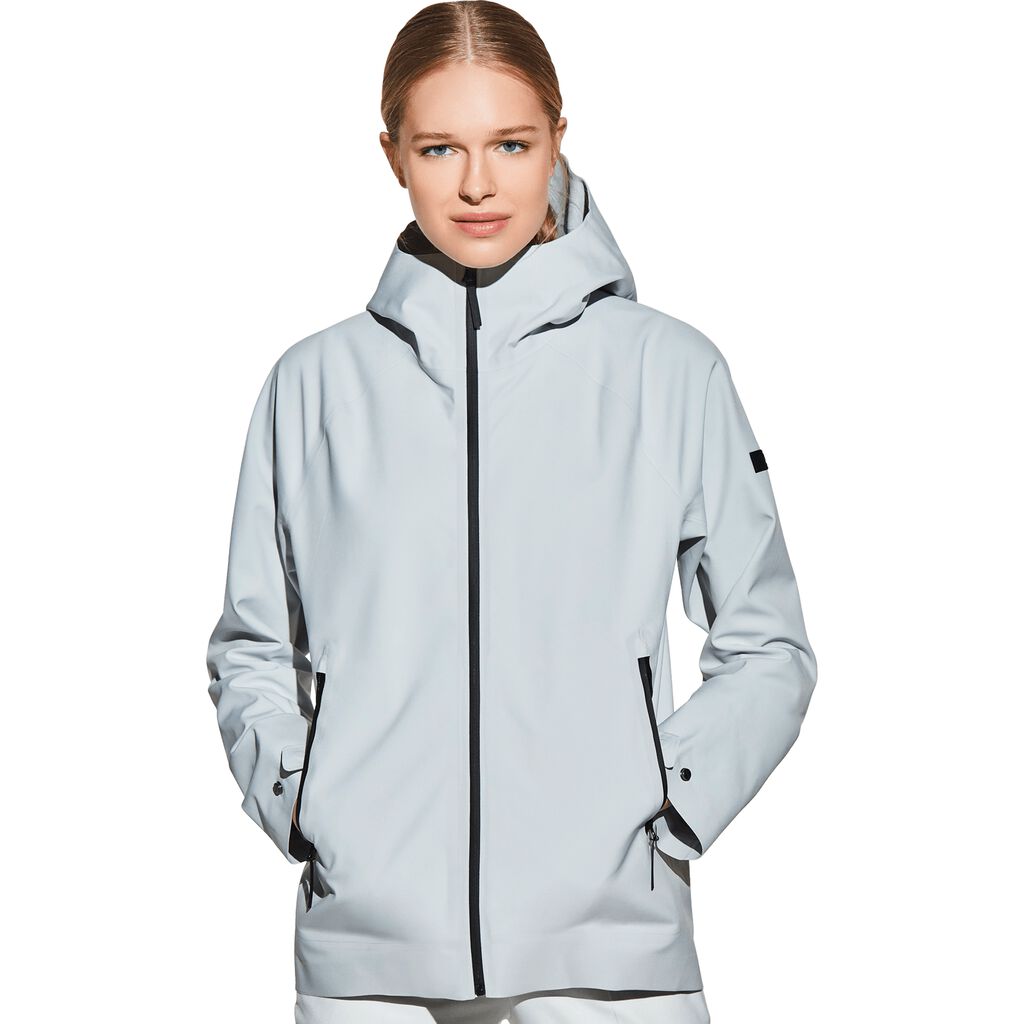 Jack Wolfskin STORMSHELL Női Vízálló Kabát Szürke - OUKASL-382